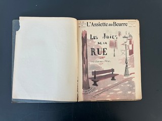 reliure éditeur L'ASSIETTE AU BEURRE N°54 (231.232.233.234.235) de 1905 Poulbot