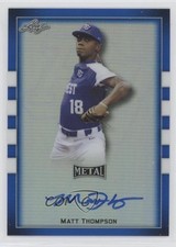 2018 Leaf Metal Perfect Game All-American Classic 27/30 Matt Thompson Auto nd3