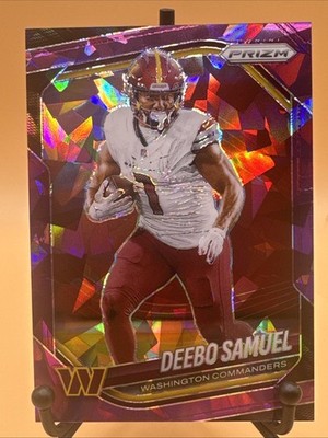 2025 Panini Prizm Purple Ice Prizm Deebo Samuel #133 Washington Commanders /225