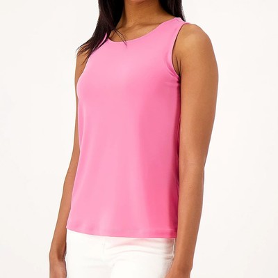 Susan Graver Modern Essentials Size 5X Cotton Candy Liquid Knit A-Line Top