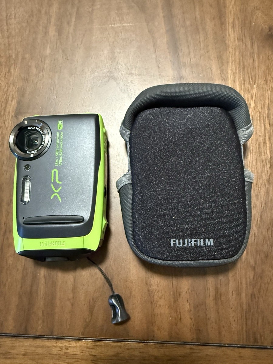 Fujifilm FinePix XP90 Lime Green Water Proof Digital Camera | eBay