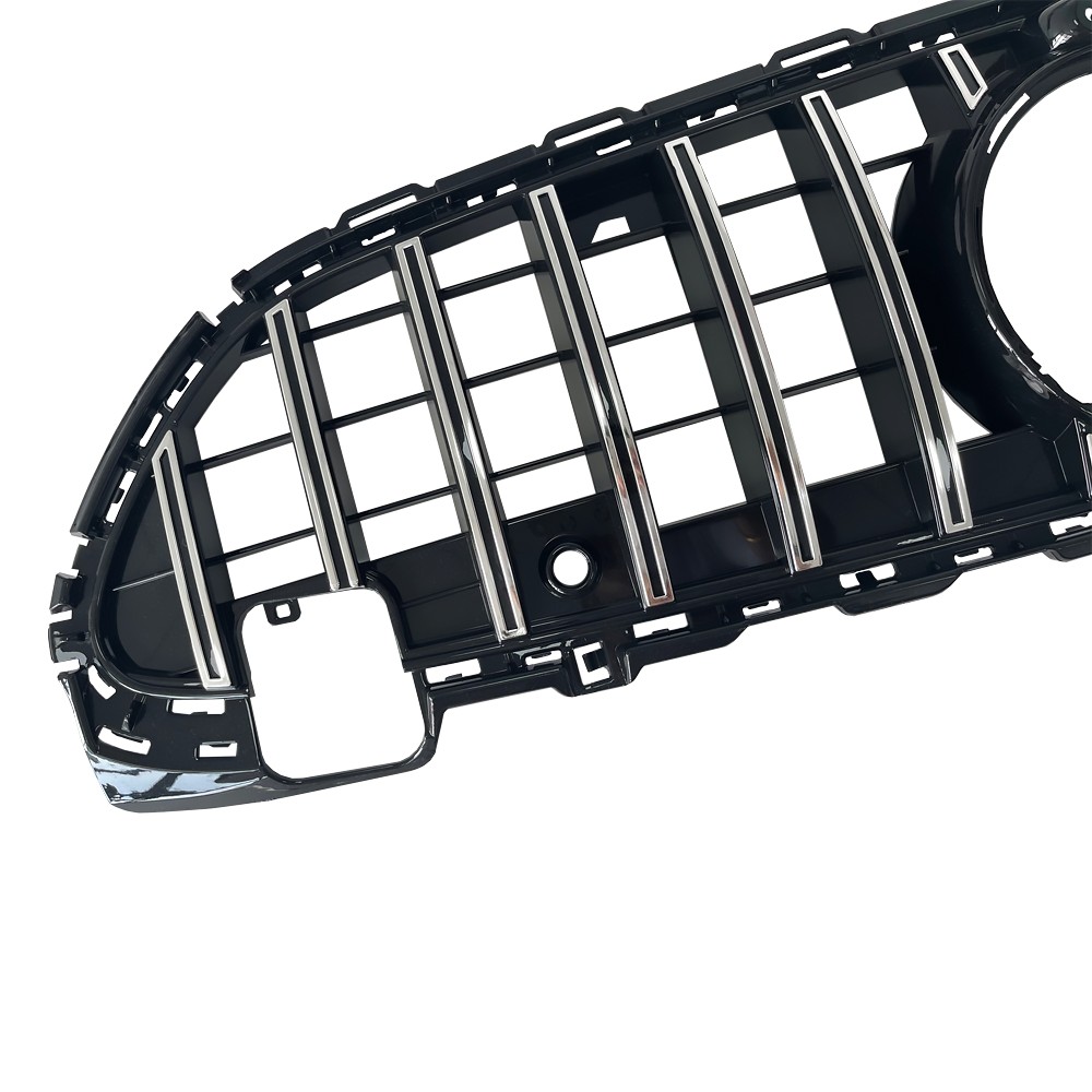 For Mercedes Benz C200 C300 W/AMG Line C43 AMG 2022+ Chrome Front Bumper Grille