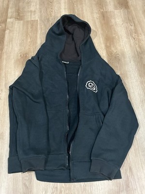 SCP Hoodie I am D Class Secure Contain Protect Size Medium Black Hooded Full Zip