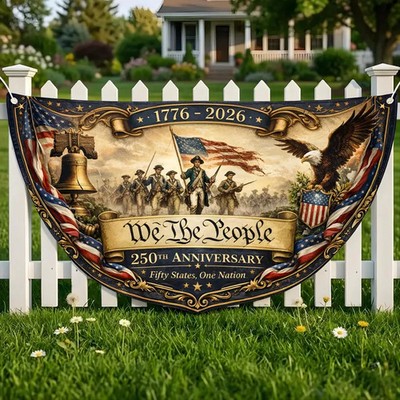 America 250th Anniversary Semicircle Flag