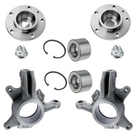 2 Achsschenkel Vorne FüR Nissan Interstar Und 2 Radlager Und 2 Radnabe Bis 2007