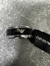 Emporio Armani Stainless Steel Ring, size T