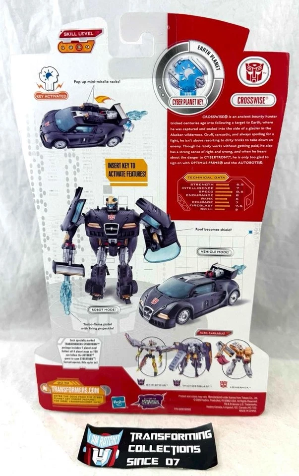Transformers Cybertron RID Unleashed Deluxe Class Crosswise MOSC - Image 2 of 2