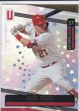 MIKE TROUT Panini Unparalleled Los Angeles Angels MLB Card RARE ASTRAL VERSION!