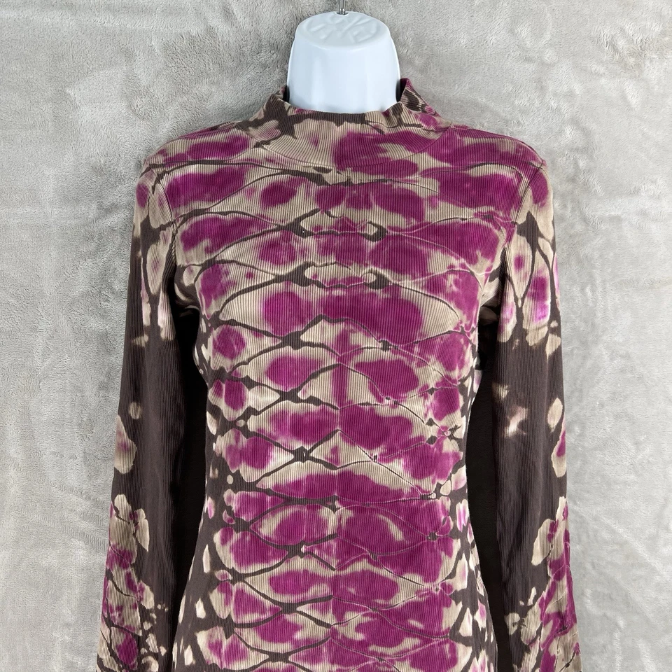 Young, Fabulous & Broke Dax Rib Midi Dress Women’s Small Jam Reef Wash - Image 3 of 4