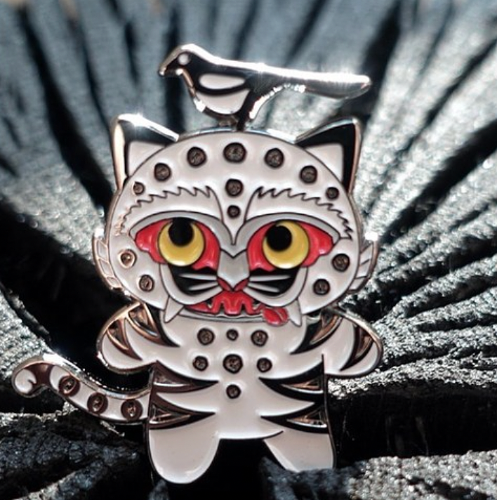 Netflix K-Pop Demon Hunters Korean Traditional Tiger Pin Brooch