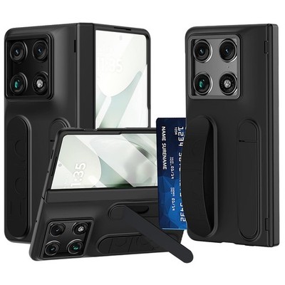 For Motorola Razr Fold 2026 Shockproof PC Hinge Stand Card Case Screen Cover 
