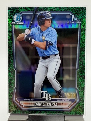 2026 Bowman Daniel Pierce #BCP-77 Chrome Green Grass Refractor /99 1st Prospect