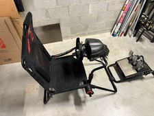 Next Level Racing F-GT LITE Formula and GT Foldable Simulator Cockpit Black