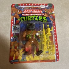 MOC vintage Playmates 1992 TMNT Mutant Military DIMWIT DOUGHBOY ROCKSTEADY