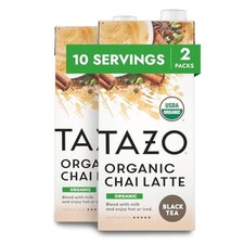 TAZO Organic Chai Latte Concentrate, Hot or Iced Black Tea, Eas Grocery