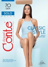 Conte SOLO 70 Den – Durable Semi-Matte Tights for Women / Classic Everyday Fit