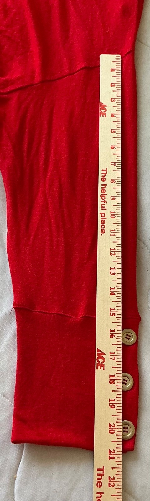 Ruby Rd  Pullover Red Long Sleeve With Buttons  T… - image 9