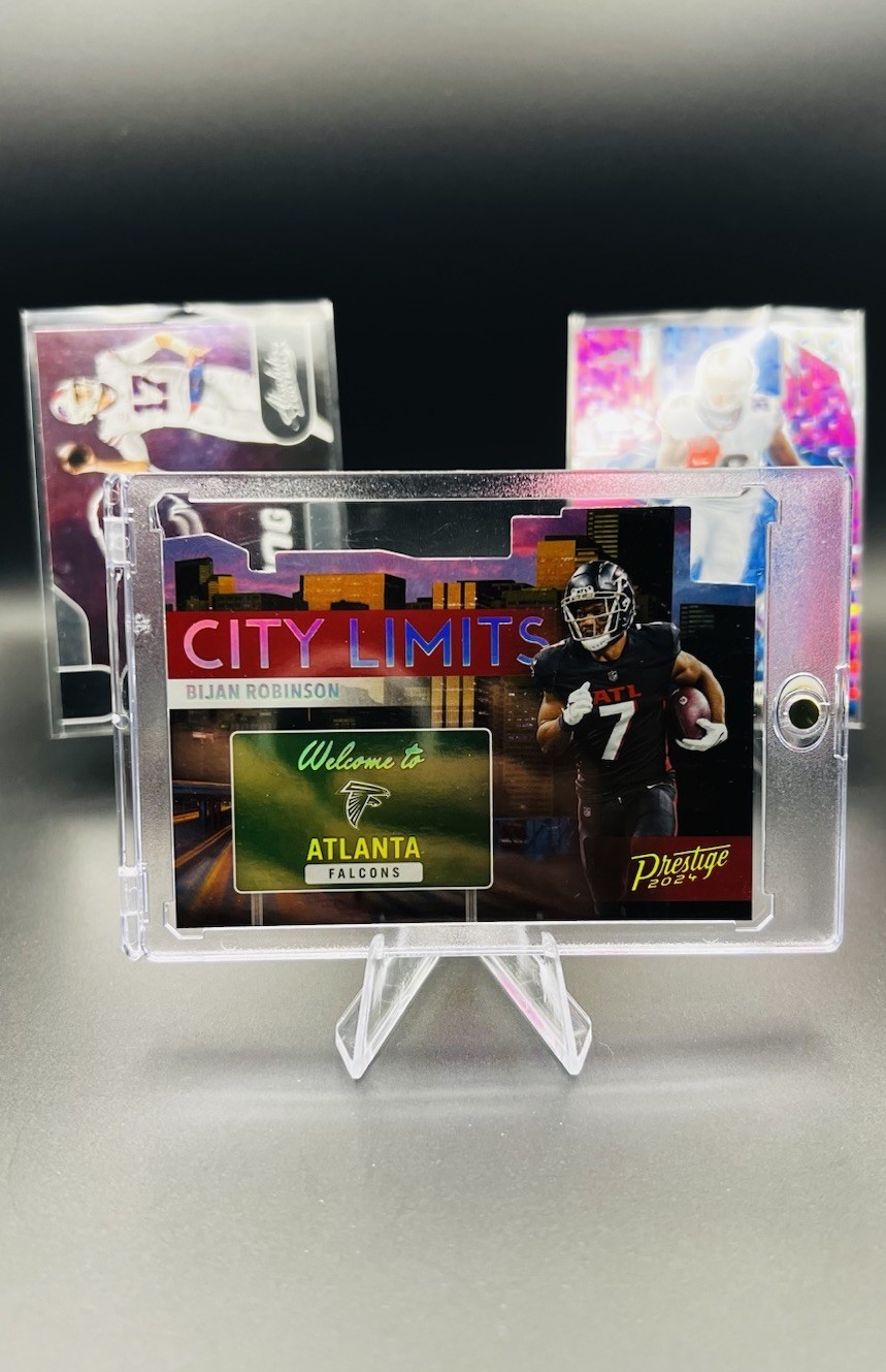 2024 Panini Prestige City Limits #9 Bijan Robinson Case Hit SSP