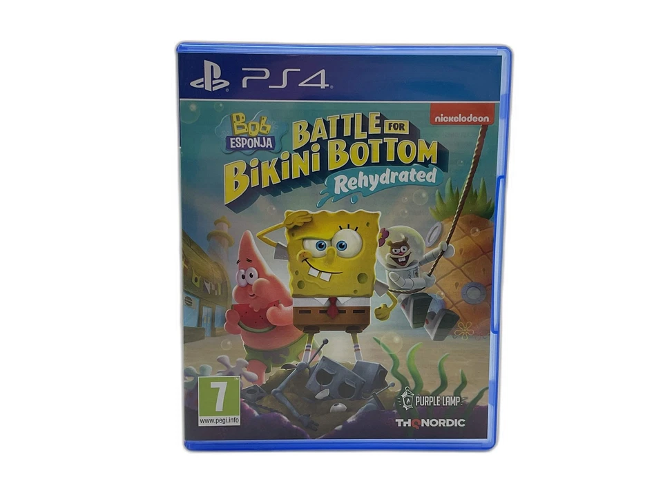 JUEGO PS4 BOB ESPONJA BATTLE FOR BIKINI BOTTOM REHYDRATED PS4 20412186, foto 1 de 4