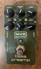 Used MXR M81 Bass PreAmp Bass Guitar Effects Pedal Pre Amp Free Shipping B4*