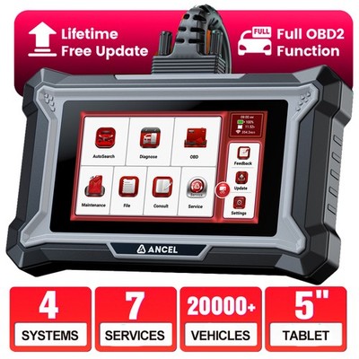 ANCEL DS100 Diagnostic Code Reader ABS SRS Engine Transmission TPMS EPB SAS BMS