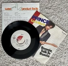 PROMO ~ Prince ~ Let's Work ~  7" single ‼️WITH INSERT‼️~ Germany 🇩🇪