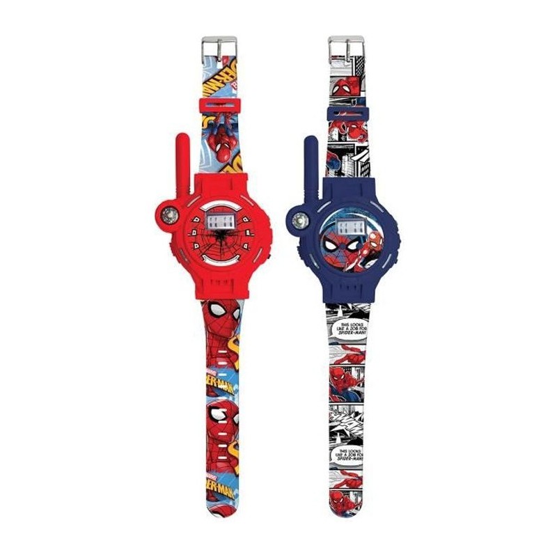 Montre digitale Spider-Man talkie-walkie pour jeux de plein air en plein jardin