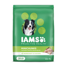 Iams Proactive Health Minichunks Dry Dog Food, 30 Lb. Bag SALE 1.43 per pound