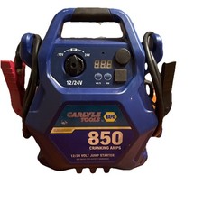 Napa Carlyle Tools 12/24 Volt Jump Starter 850 Cranking Amps used 3 times 