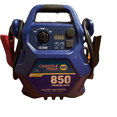 #ad Napa Carlyle Tools 12 24 Volt Jump Starter 850 Cranking Amps Battery Charger $340.00