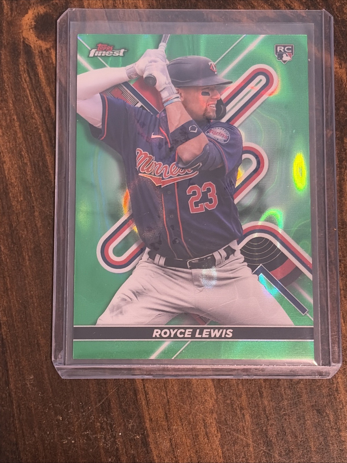 2022 Topps Finest - Royce Lewis Green Refractor Rookie 53/99 #87