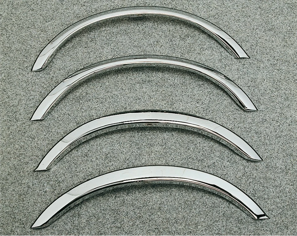 Ensemble De Jupes De Roue En Acier Inoxydable Brillant Pour Nissan Primera P11 - Photo 1/1