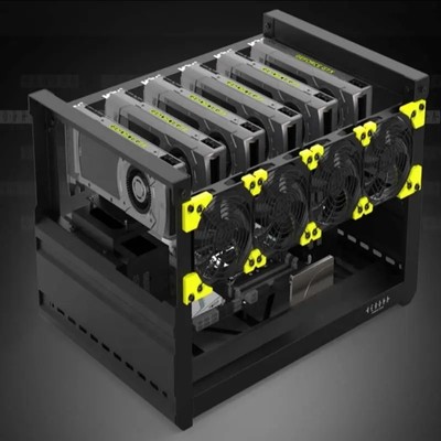 VEDDHA NEW T3 - 6 GPU Mining Rig Frame
