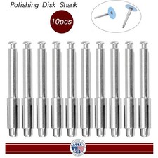 10 Pcs Dental Polishing Holding Rod Mandrel Soflex Flexi Discs Fit RA Shank US