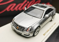 1:43 Resin car model 2011 Cadillac CTS Coupe Silver