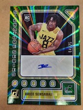 BRICE SENSABAUGH 2023-24 Donruss GREEN LASER SIGNATURE SERIES AUTO RC 64/75 JAZZ