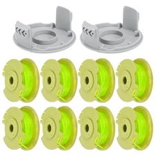 8pcs String Trimmer Line Replacement Spool AC80RL3 String with 2 Cap