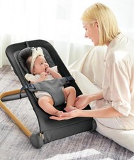Portable Baby Bouncer Chair for Infants 0-12 Months, Ergonomic Design