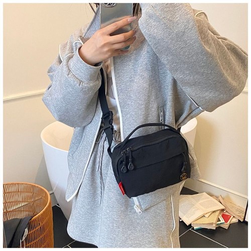 Koreanischer Stil Umhängetasche aus Nylon Hüfttasche Gürteltaschen Weiblich - Picture 12 of 17
