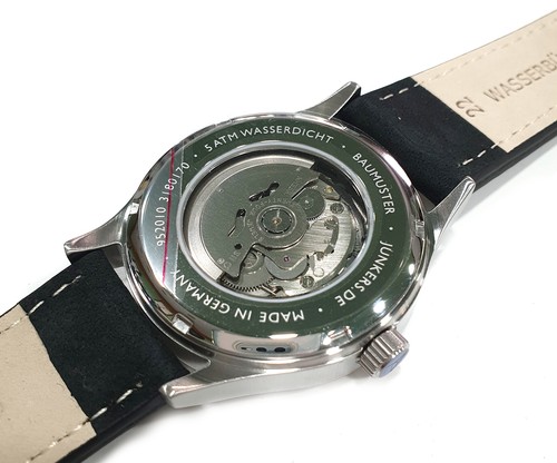 Junkers Herren Automatik Armbanduhr Baumuster 9.52.01.03 Fliegeruhr Beobachte... - Bild 5 von 5