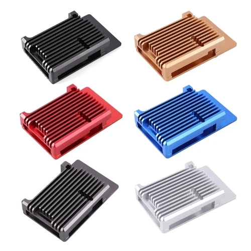 Aluminum Case Metal Shell Enclosure Housing for 4 Model B 4B