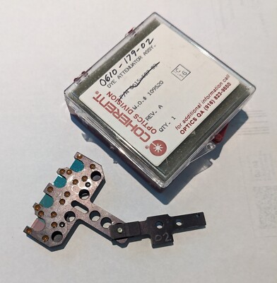 Coherent  Laser Optics:  DYE Attenuator Assy. P/N: 0610-179-02