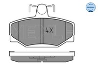 Meyle 025 213 8513 Brake Pad Set, Disc Brake For Volvo