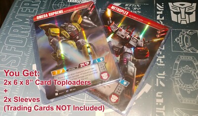 2-PACK Transformers TCG Fort Max Metroplex Omega Titan 6x8 Toploaders + Sleeves | eBay 2-PACK Transformers TCG Fort Max Metroplex Omega Titan 6x8 Toploaders + Sleeves | eBay