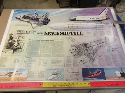 Plaistow Pictorial ~;~Space Shuttle ~;~ 36''x24'' ~;~ Fact Sheet No. 8 ~;~ Poster