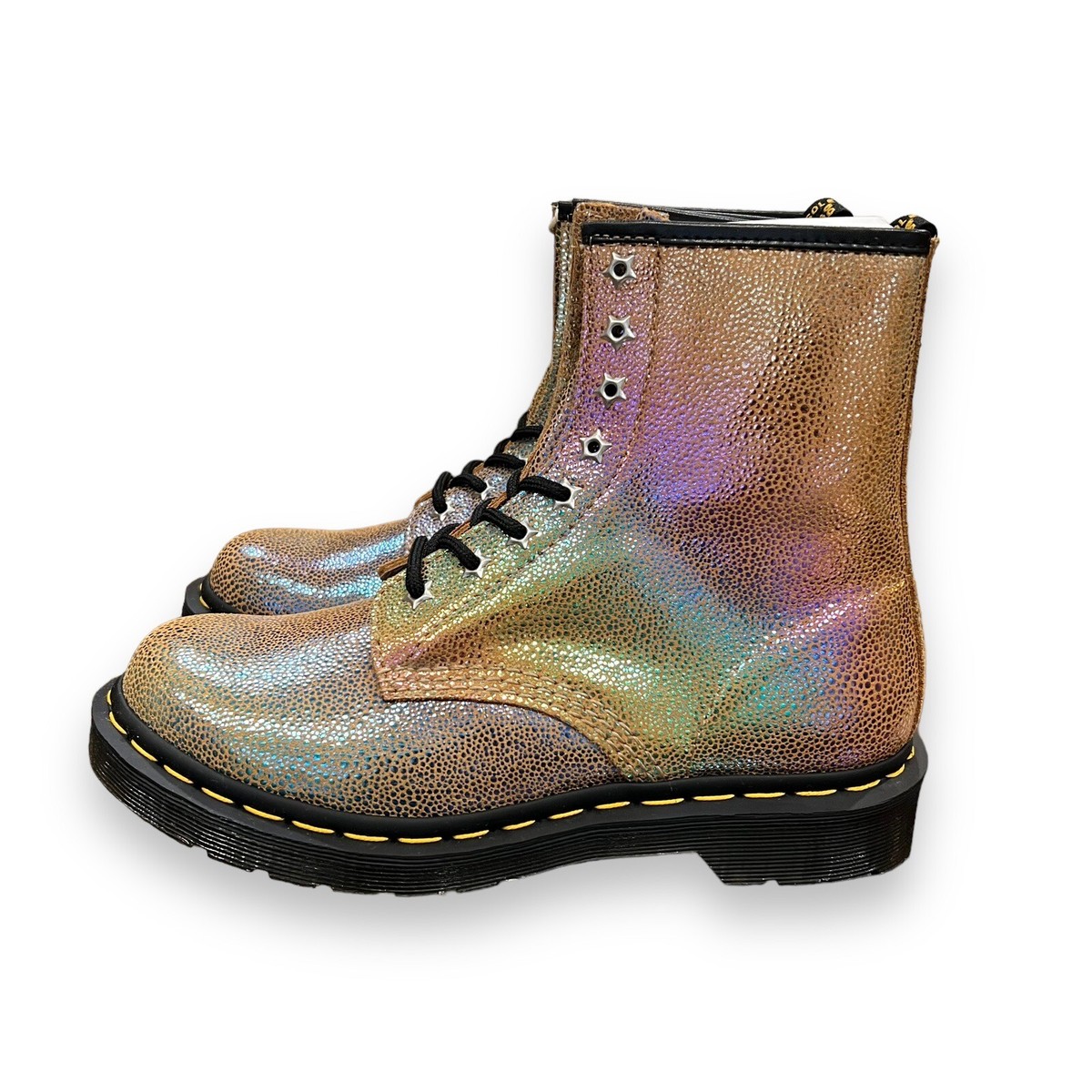 Hotel Kalinga Dr Martens Pascal Pink Glitter Leather Dr Martens