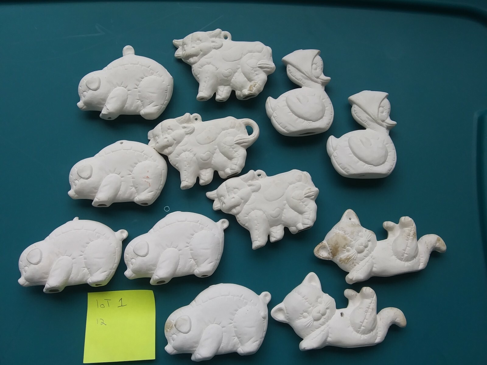 Bisque ceramics Lot 1 set of 12, ready to paint, Alberta Mice eBay
