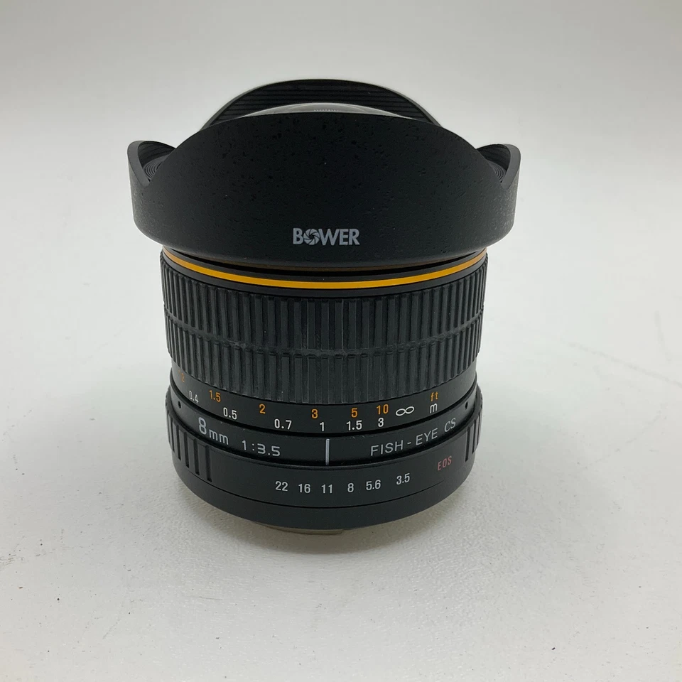 Bower 8mm f/3.5 Fish Eye CS Lens for Canon Tested Working - Image 2 of 4