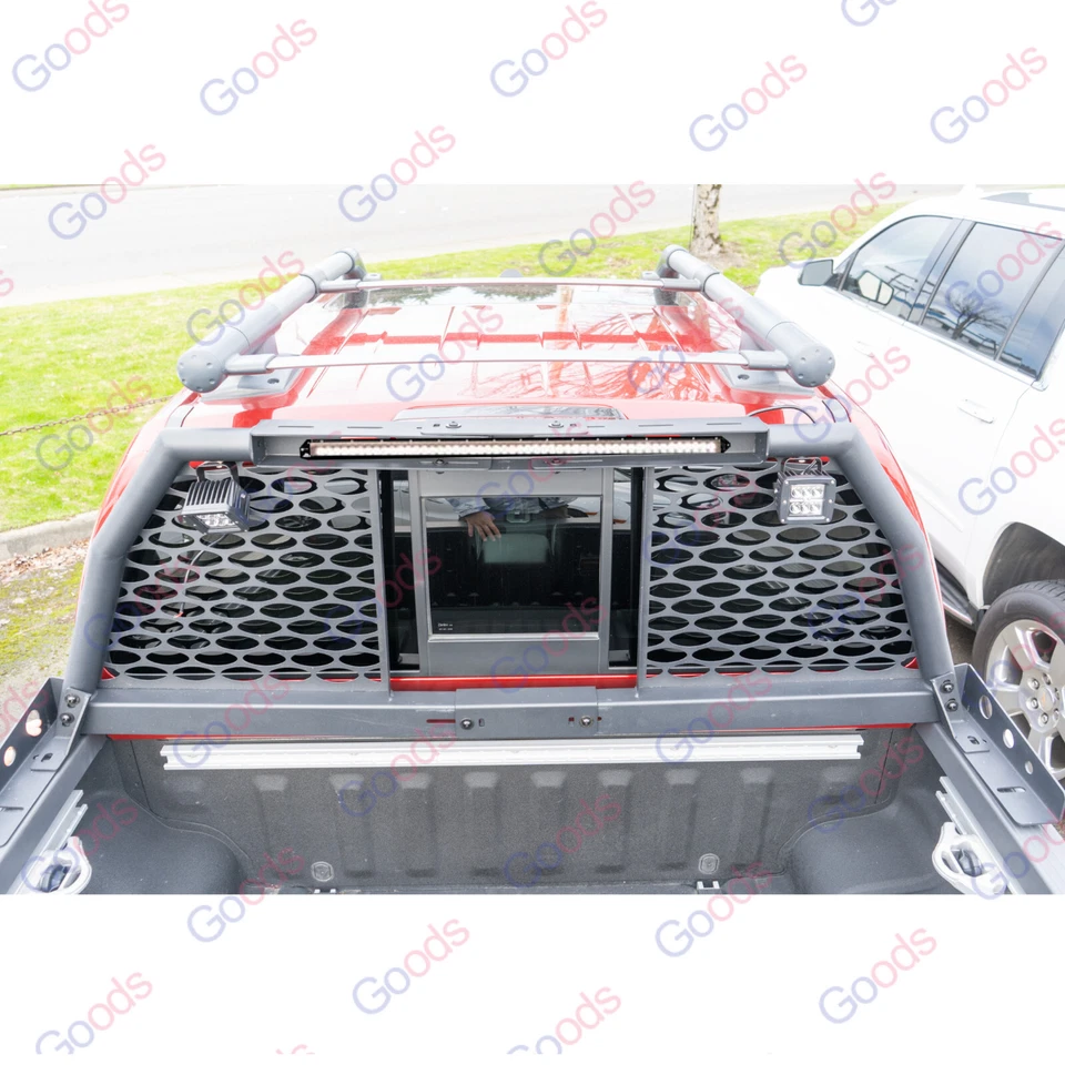 Barras antivuelco para Nissan Frontier barra de luz LED y punto de luz perseguidor estante para dolor de cabeza Foto 3 de 4