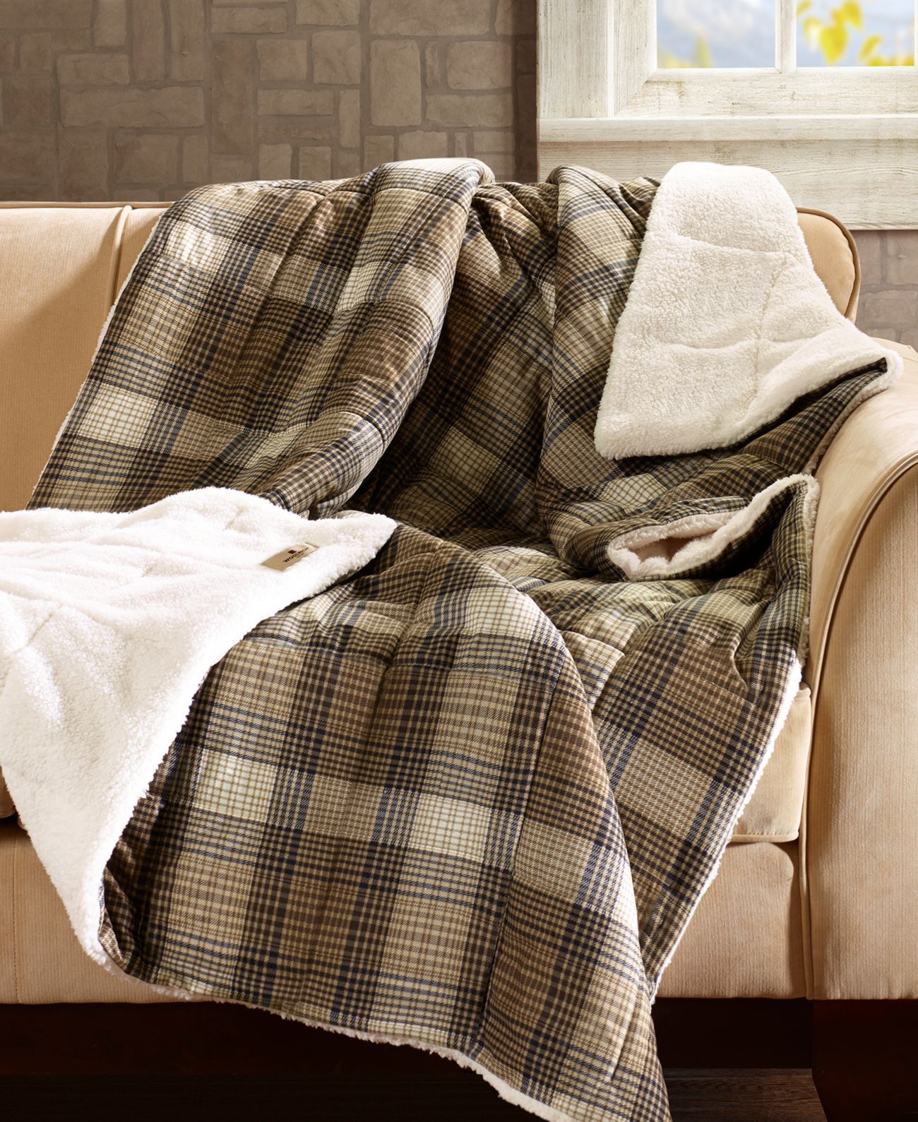 Madison Park Woolrich Lumberjack Down Alternative Softspun Throw for sale  online | eBay